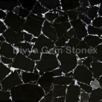 Black Jasper with White Gold Backlit Black Jasper with White Gold Backlit