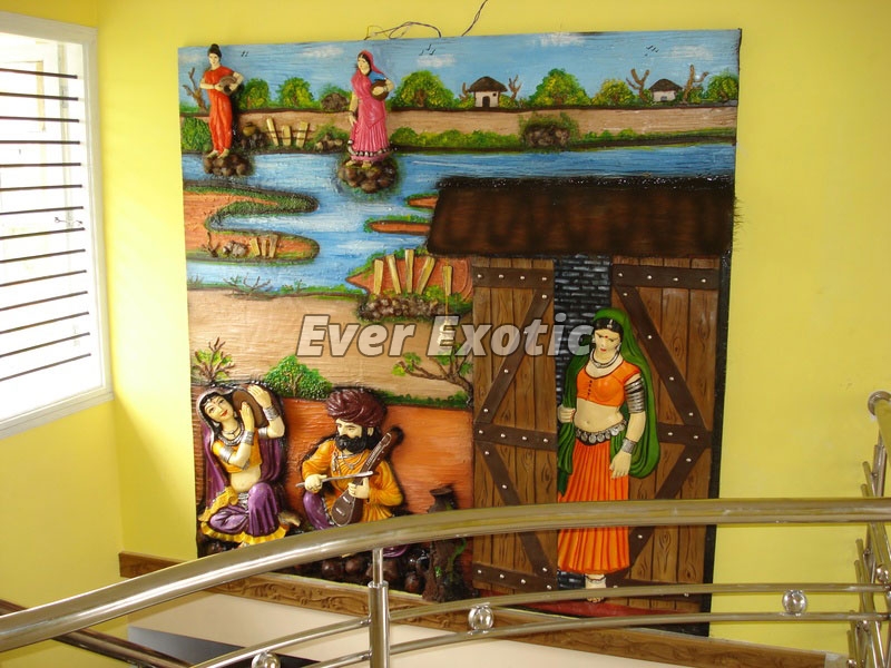 Decorative Murals,Interior & Exterior Murals,Rajasthani Murals