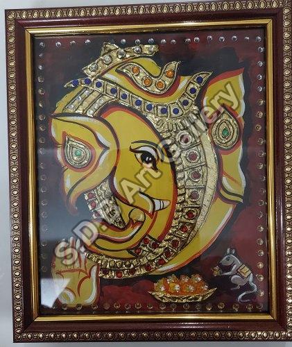 Method Of Making Ganesh ji Tanjore Painting By Experts
