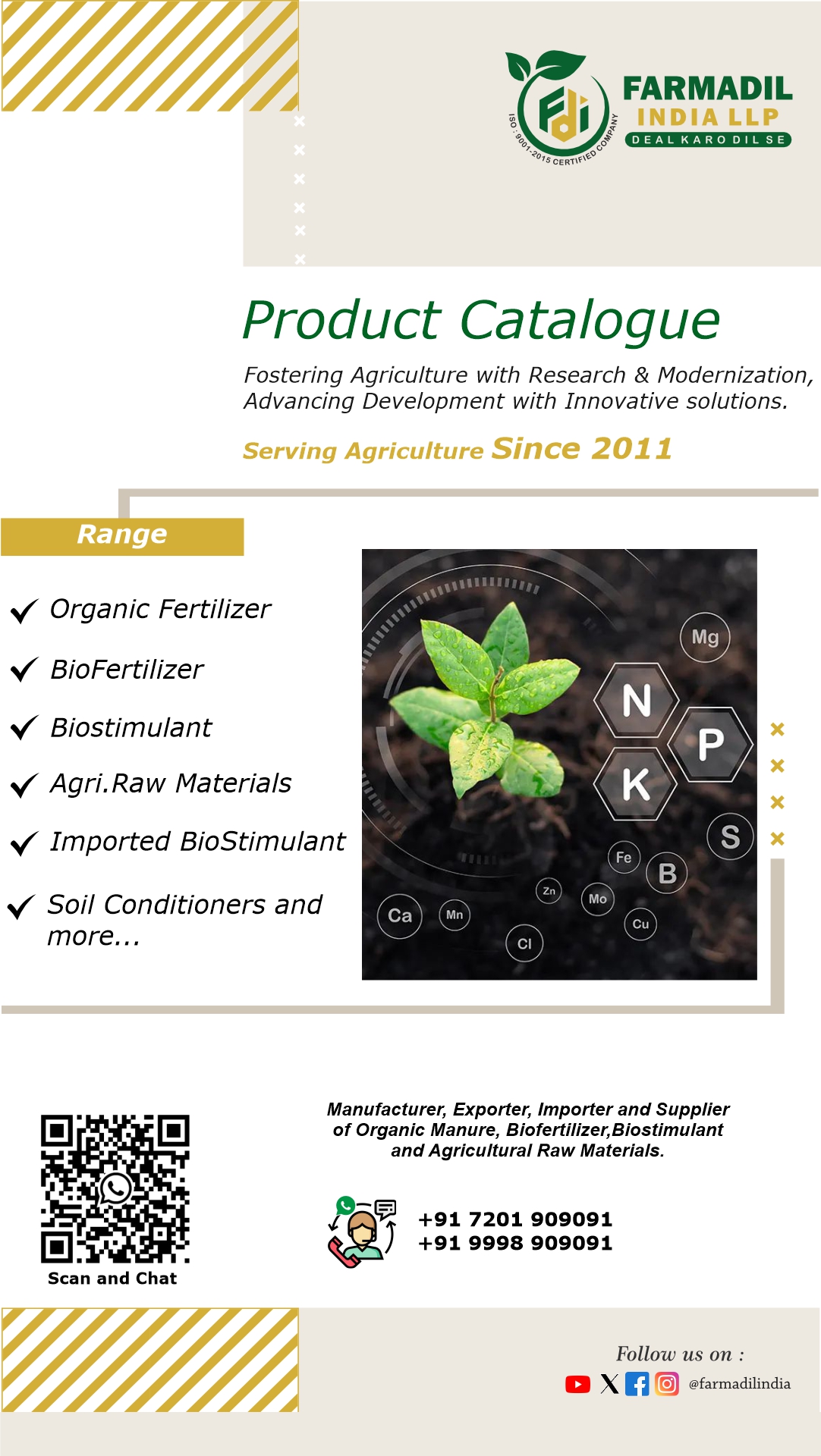 Unlocking Agricultural Potential with Mycorrhiza Bio Fertilizer: A Deep Dive into Farmadil India LLP