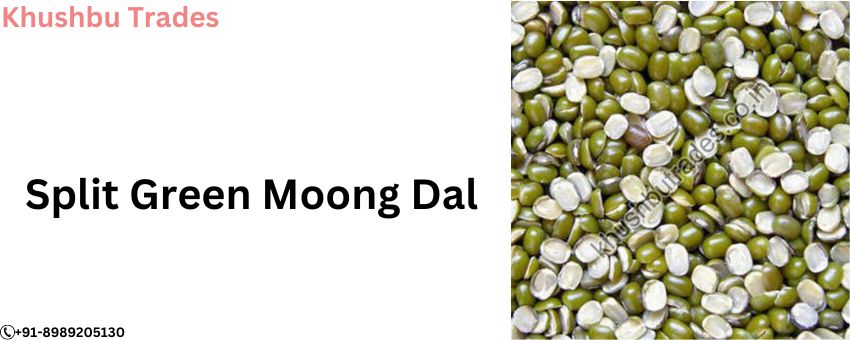 Get fresh and organic split green moong dal from the top exporter