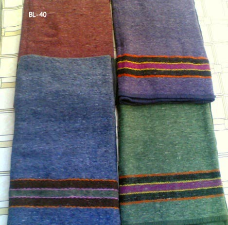 Types of calamity relief blankets supplied in India