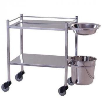Stainless Steel Hospital Trolley