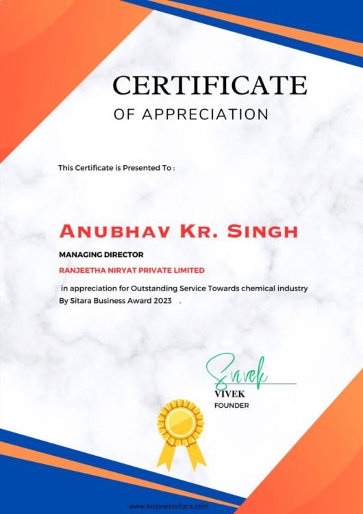 Appreciation Certificate