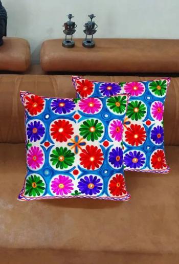 Embroidered  Cushion Cover