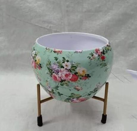 Printed Flower Pot