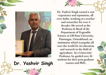 Dr. Yashvir Singh