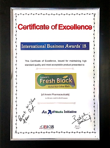 International Business Awards, 2018 Certificate