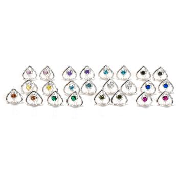 Gemstone Stud Earrings