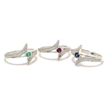 Gemstone Wedding Rings