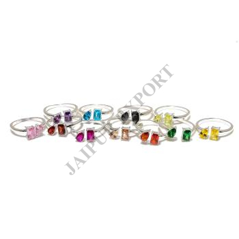 Gemstone Toi Et Moi Rings