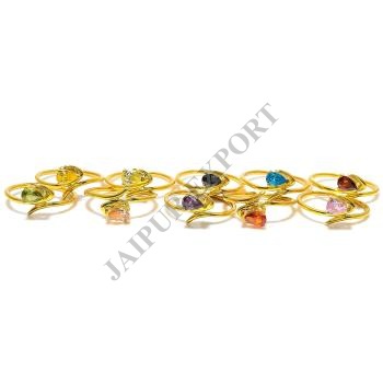 Pear Cut Gemstone Rings