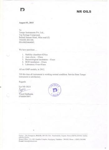 NR Oils Pvt Ltd