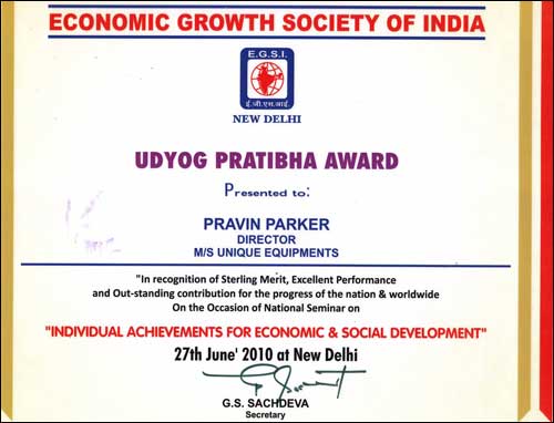 Udyog Pratibha Award