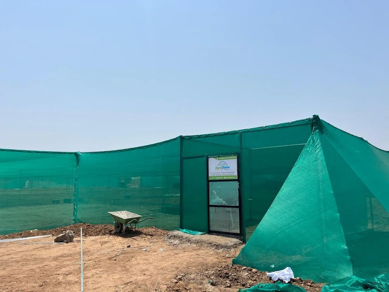Wire Rope Flat Roof Nethouse - Gandhinagar (GUJ.)