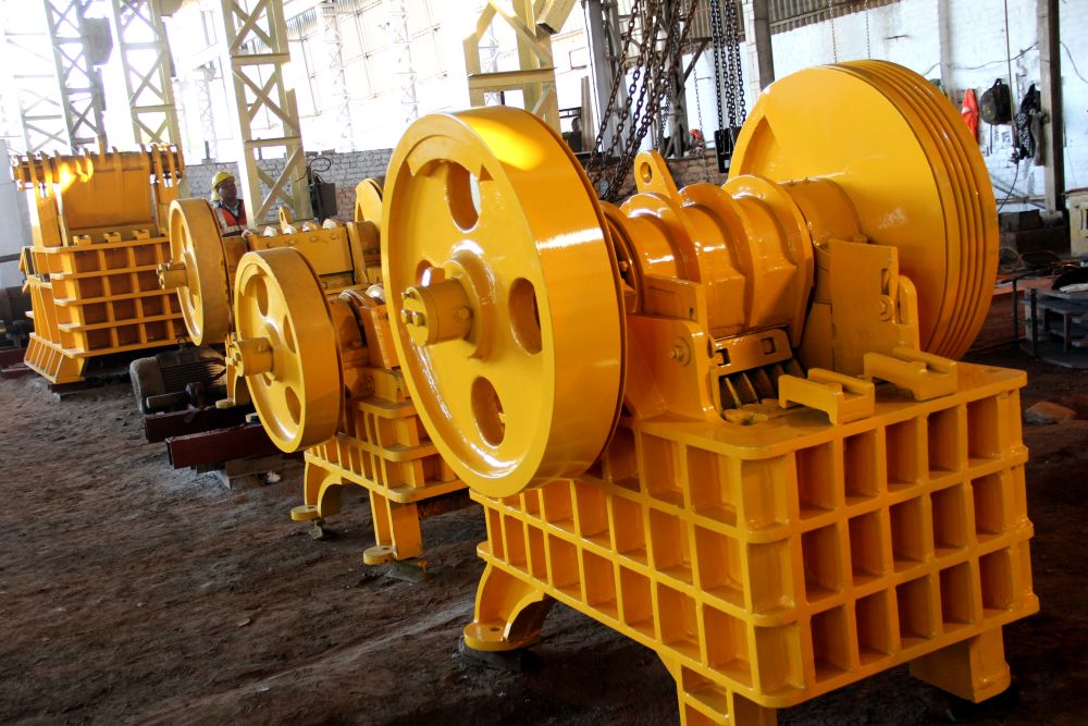 CPC Stock of Crusher Inside Factory