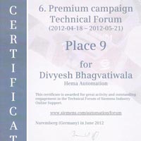 Siemens Certificate