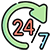 24/7 Support