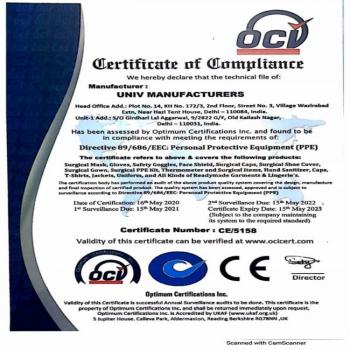 Certificate of Compilance 2