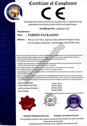 CE Certificate