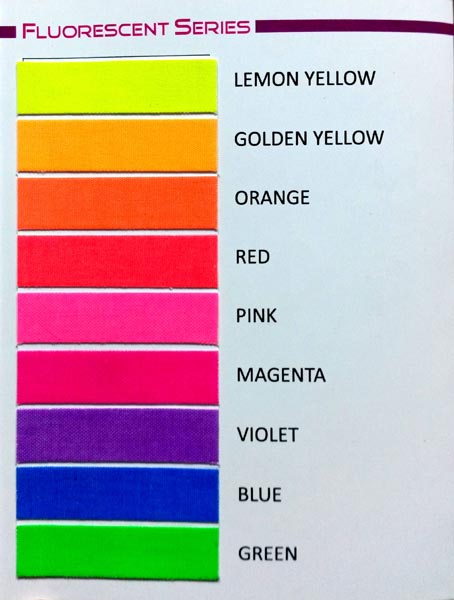 Shade Card,Leather Shade Card,Fluoroscent Shades Exporters