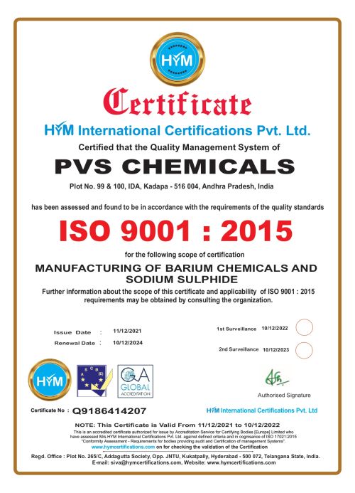 PVS - ISO Certificate