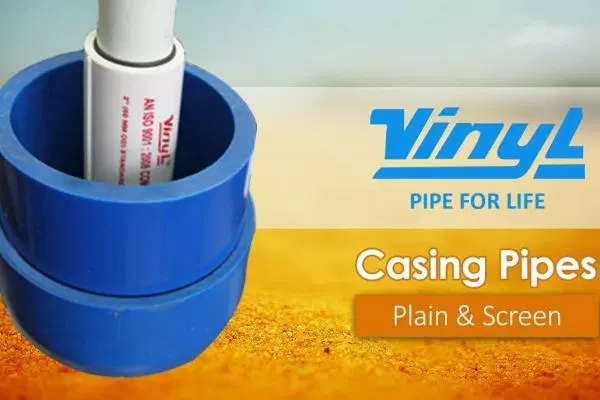 Vinyl Casing Pipes for Borewell – Plain & Screen