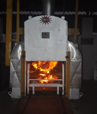 When the cremation is more than 80 % The door is opened & an Important rituals Kapal Kriya& Panch samidhais done