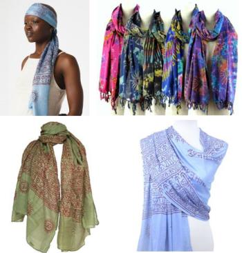 Scarfs, Shawls & Pareo