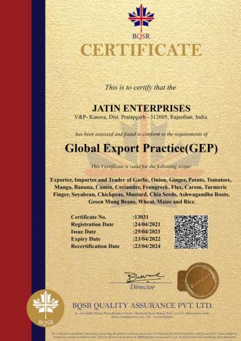 GEP Certificate