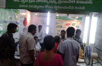 Solar Stall Exhibiting - Solar Dc System Powering Lights, Ceiling Fans.