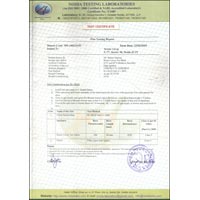 Black Fabric FR Certificate