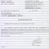 DRDO - Registration Certificate