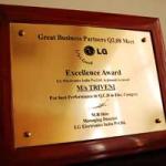 Best Performance in QCD Award from LG Electronics India Pvt Ltd.