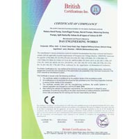 CE Marking Certificate