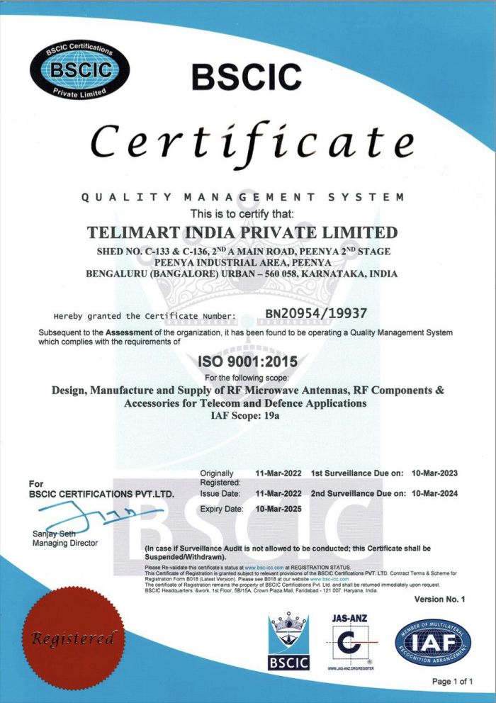 Quality Management Systems as per ISO 9001 : 2015