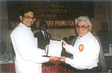 Award For Exellence In Exports