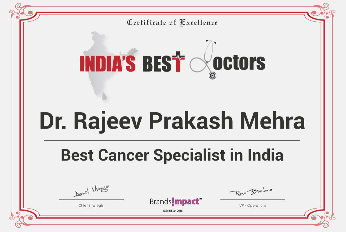 Brands Impact Dr Rajeev Prakash Mehra Best Cancer Specialist in India