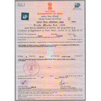 Certificate of Trade Mark 01