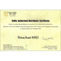 Indian Authorised Distributor Certificate
