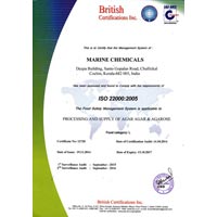 ISO-22000-2005 Certificate