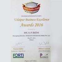 Udaipur Business Excellence Award 2016