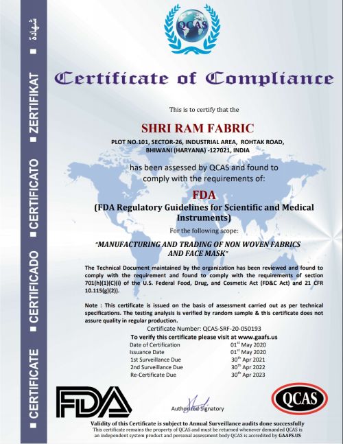 Compliance Certificate