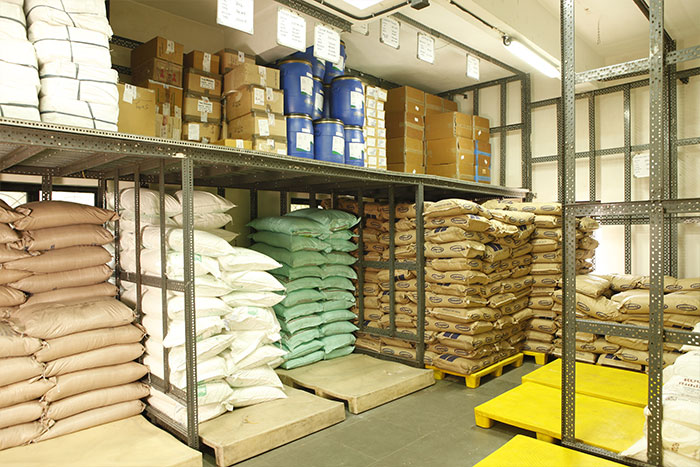 Raw Material Storage Area