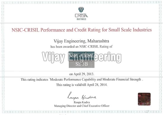 Crisil Certificate
