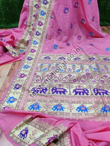 Banarasi Semi Katan Silk Sarees