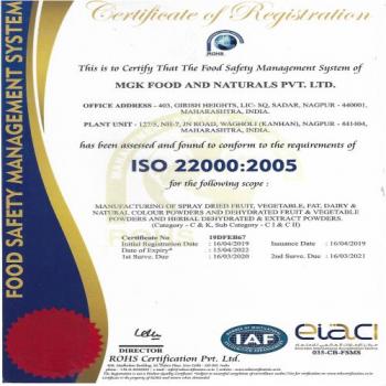 Registration Certificates