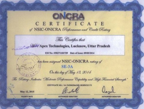 Certificate of Nsic-Onicra