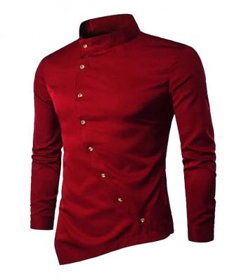 Mens Maroon Shirt