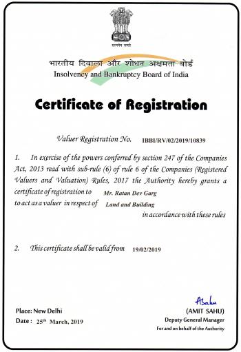 IBBI Registration Certificate